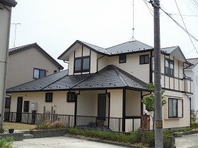 白河市　Ｓ様　屋根・外壁塗装工事