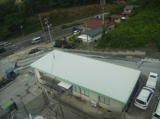 須賀川市　某工場事務所屋根塗装工事