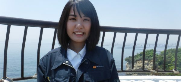 三部 真佑 No １宣言 全力笑顔な女 日本一 郡山市で外壁塗装 屋根塗装 塗り替え工事をする郡山塗装のスタッフ紹介