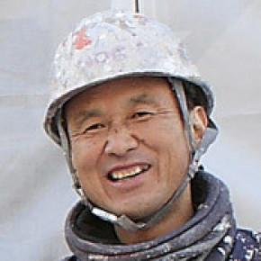 面川治二　　№１宣言　挨拶、笑顔大好き　日本一！
