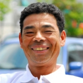 安全部長　橋本正義　　№１宣言　家族を守り自然を愛する男　日本一！