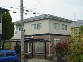 本宮市　E様邸　外装塗装工事