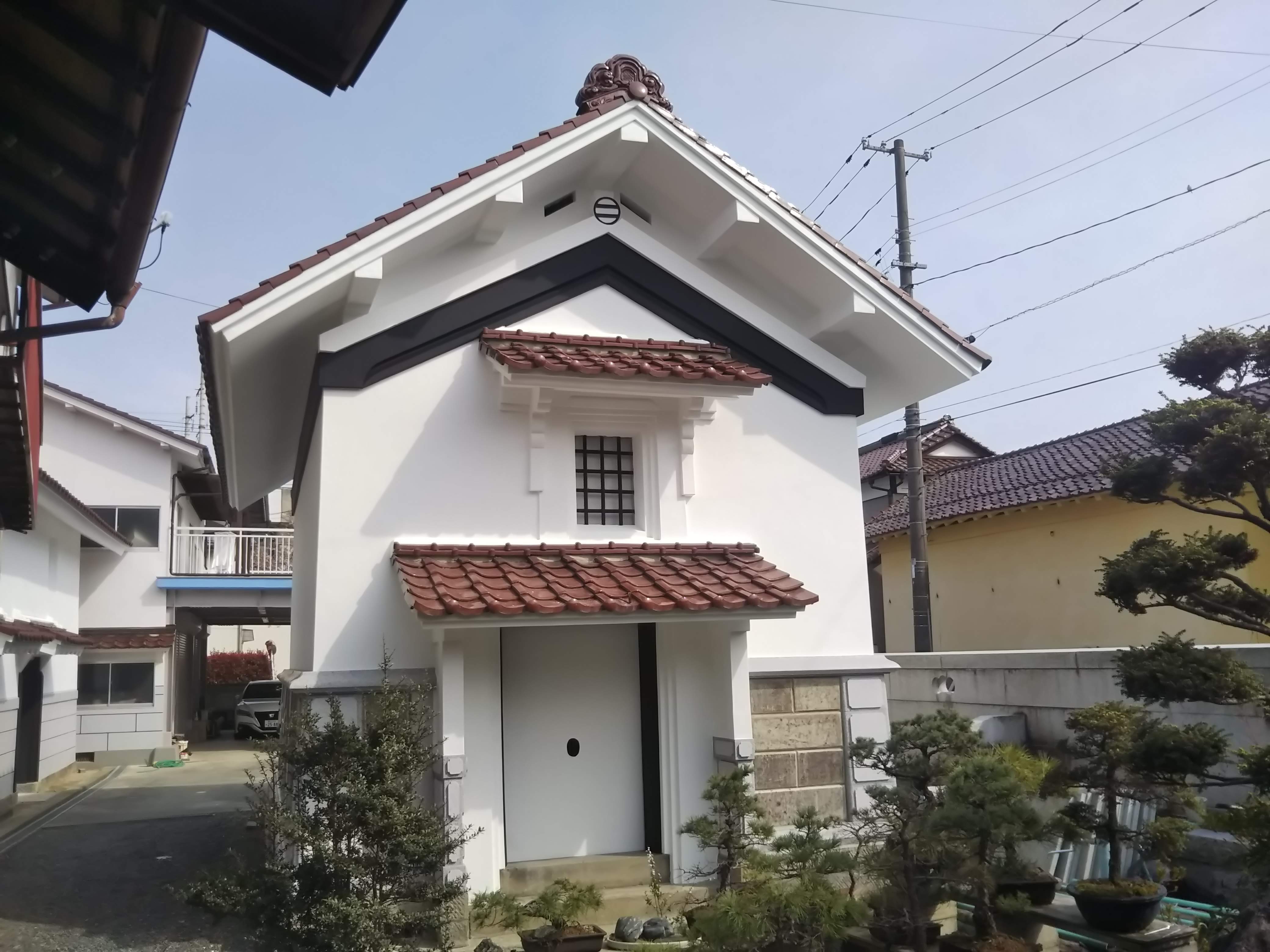 漆喰の塗り替え