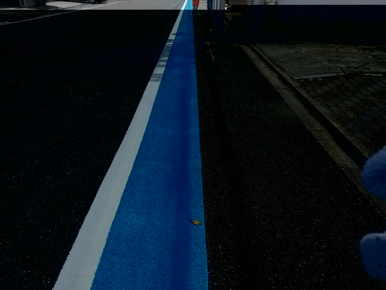道路ライン工事